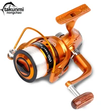 Цельнометаллическое морское басовое колесо без зазора, вращающееся колесо, линия, обе руки, сменные, без моря, рыболовное колесо ZG-56