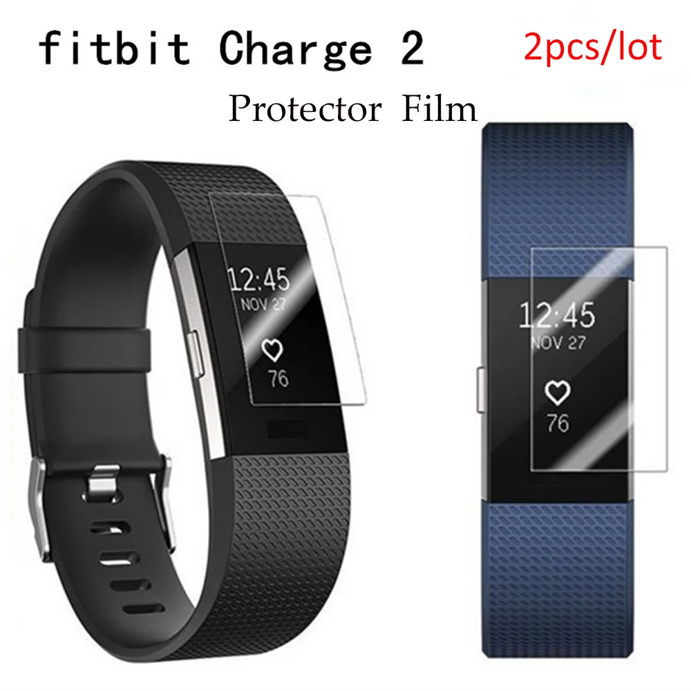 2 шт. Защитная пленка для экрана Fitbit Charge Band Anti-Scratch TPU Cover Screen Clear Ultra Thin | Электроника