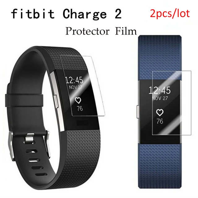 2pcs Premium Screen Protector Film For Fitbit Charge 2