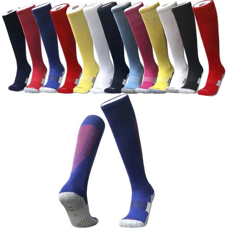 

Kids Soccer Socks Kids Football Sock Over The Knee Plain Socks Long Tights Men Over the Knee Party Adult Sock og-05
