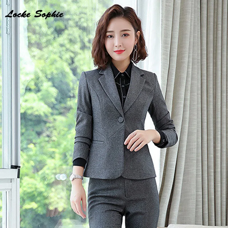 1pcs Women's Plus size Blazers coats 2019 Autumn cotton blend Small Suits jackets ladies Skinny Office Blazers Suits coats