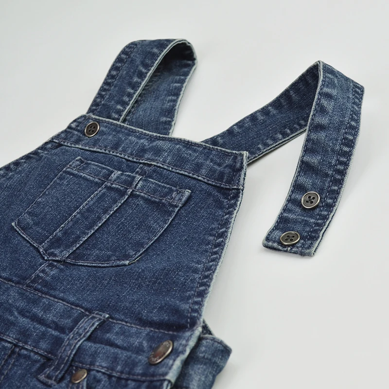 HSID1701011-5Baby Shorts Denim Jeans Short Pants Jumpsuit Suspender Kids Rompers Playsuit Pocket Straps Patchwork Outfit Child Clothes 