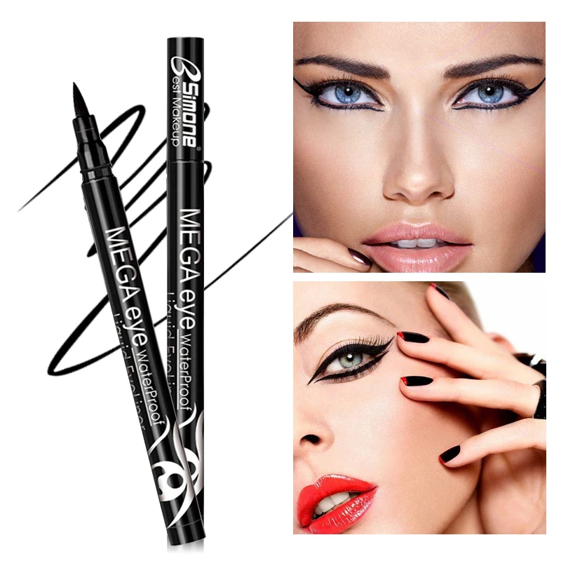 

Black EyeLiner Pencil Waterproof Natural Quick Dry Eye Liner Pen Beauty Long Lasting Makeup Liquid Waterproof Eyeliner TSLM2