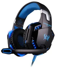 Buy online Best PC Gamer casque EACH G2000 Stereo Hifi Gaming Headphones With Microphone Dazzle Lights Glow Game Music Headset fones