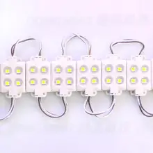 20 шт. водонепроницаемый SMD 5050 Светодиодные модули 12 в 4 Led высокой яркости для Led канала знак рекламной надписи светодиодный модуль впрыска