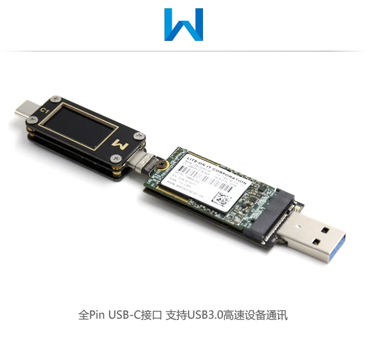 WiTRN-C1 ток вольтметр USB тестер PPS PD прямой метр быстрой зарядки протокол тестирования CC Таблица