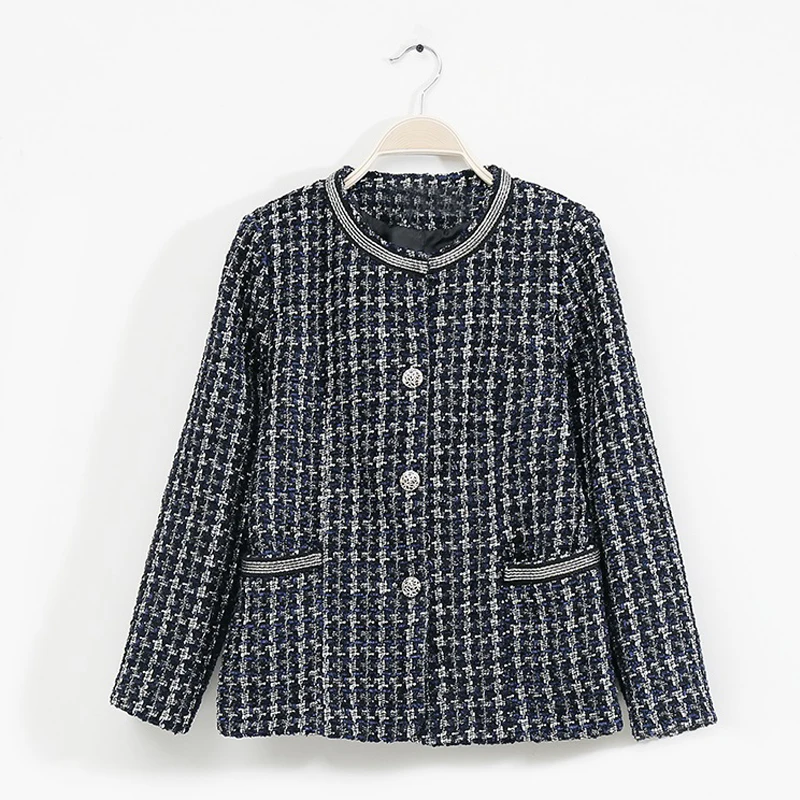 Sur Q22 Printemps D'âge Court Décontracté Cardigan Grande red Femelle Hauts De Moyen Veste Manteau Vêtements Navy La Nouveau black Femmes Taille 2019 Décontractés Automne 4npwRfzqn