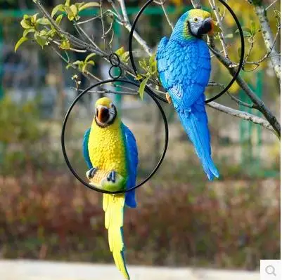 Мульти-стиль имитация попугая ремесла, домашний сад украшения птицы, красивые птицы