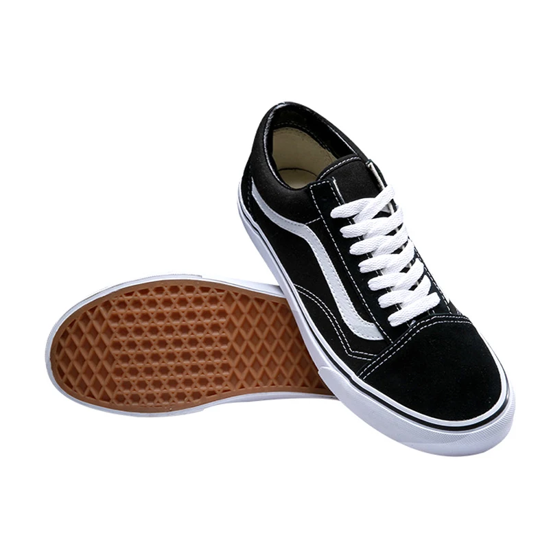 Original Vans Old Skool low-top CLASSICS Unisex MEN'S & WOWEN'S Skateboarding Shoes Sports canvas Shoes Sneakers free shipping