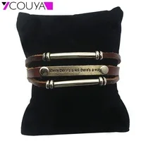 Fashion-Jewelry-PU-Leather-Bracelet-where-there-s-a-will-there-a-away-Bracelet-Bracelets-Christmas.jpg_200x200