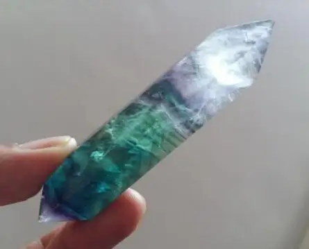 70 г Природный Флюорит кварцевый кристалл палочка точечное Исцеление