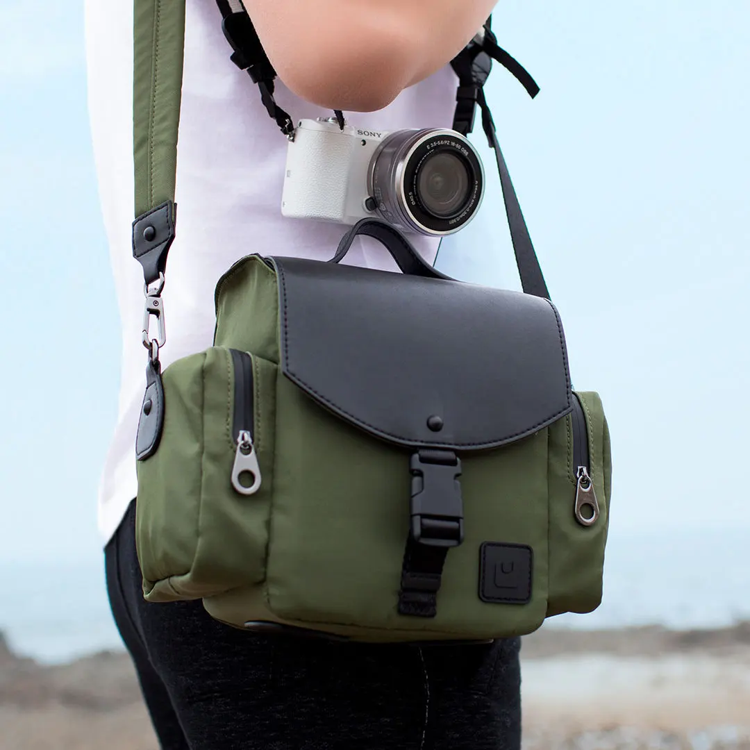 Сумка для камеры Xiaomi, модная сумка на плечо, рюкзак, чехол для камеры Canon Nikon sony, чехол для объектива, водонепроницаемая сумка для фото
