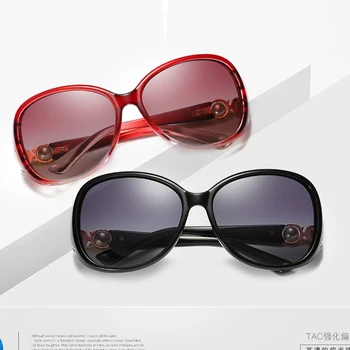 

Fashion Butterfly Pearl Ladies Women Sun Glasses Polarized Mirror Sunglasses Black Red Brown Women Fashion Sunglasses