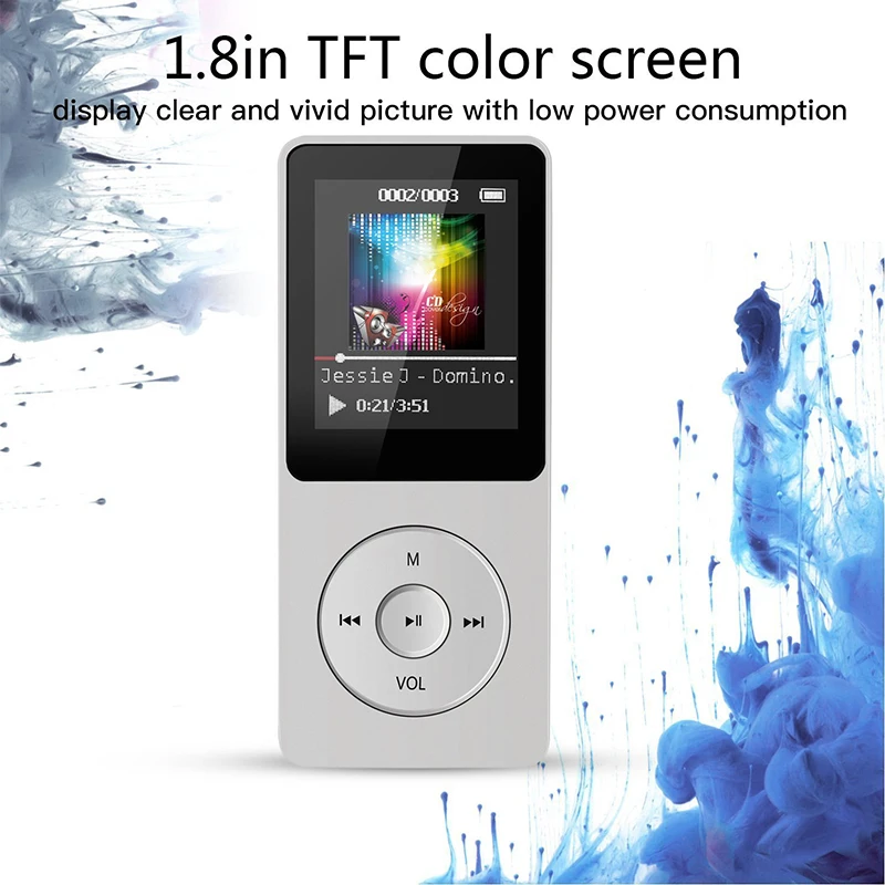 Мини mp3 плеер IQQ X02 со встроенным динамиком 8 ГБ диктофон электронная книга чтение