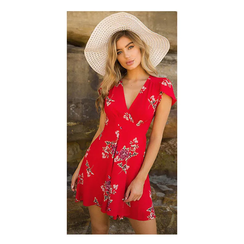 Women's Clothing Dresses Sexy Print Lace Dress