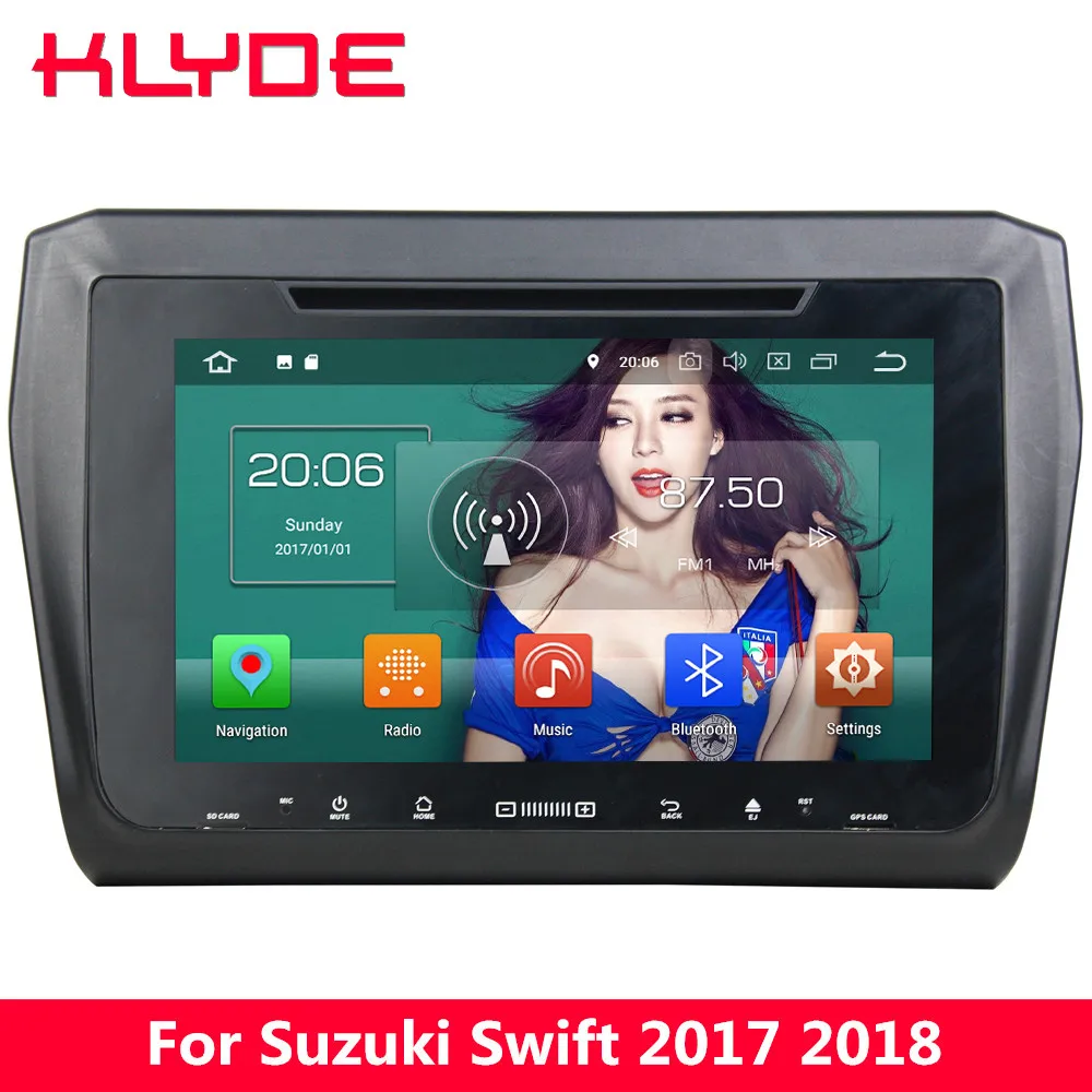 

KLYDE 8" Android 8.0 4G WIFI Octa Core 4GB RAM 32GB ROM BT DAB Car DVD Multimedia Player Stereo Radio For Suzuki Swift 2017 2018