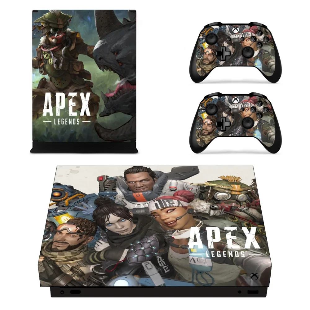 Apex Legends Полный лицевой панели кожи консоли и наклейка на контроллер для Xbox One X консоли+ контроллер кожи