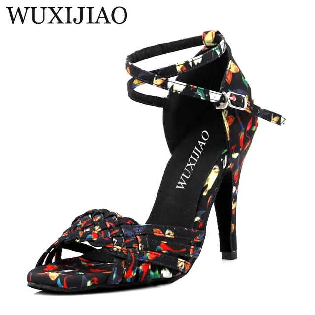 Wuxijiao-zapato De Baile Para Mujer, Calzado De Tela, Floral, De Fondo  Blando, Para Salsa, Bailes De Salón, Latino, De Estilo Simple, Para Chica,  Moderno, Novedad - Zapatos De Danza - AliExpress