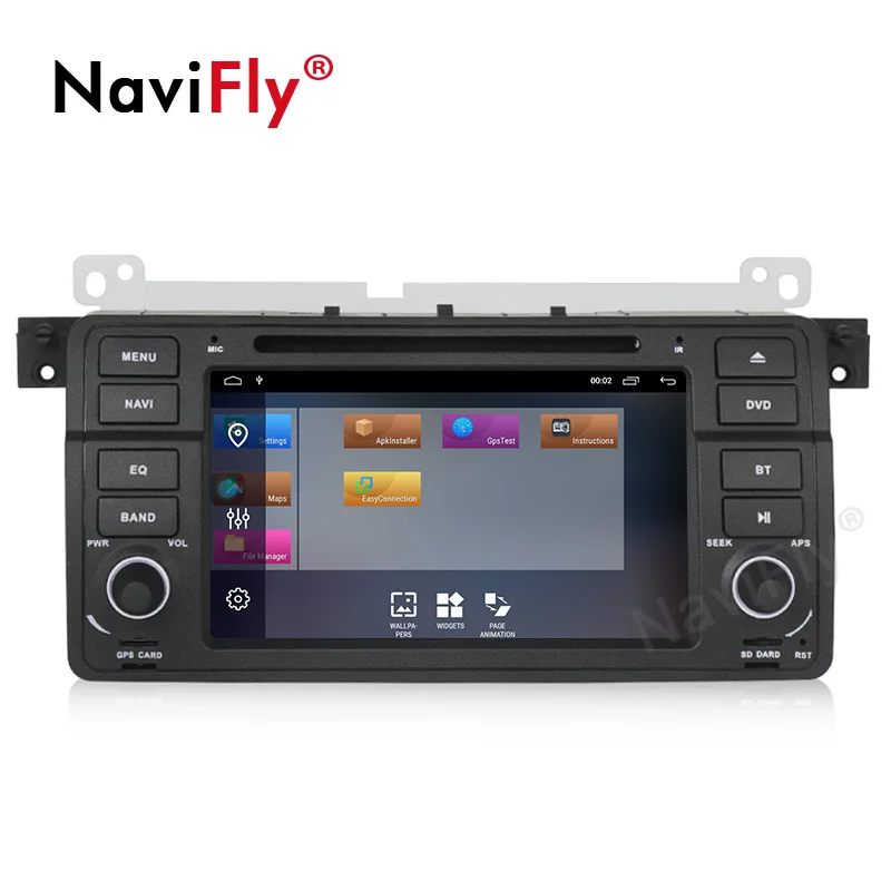 Sale Navifly Android 9.1 7Inch Octa Core Car Radio Stereo Gps For Bmw E46 M3 Rover 75 With Wifi 4g Canbus Bluetooth 2+32GB ROM 5