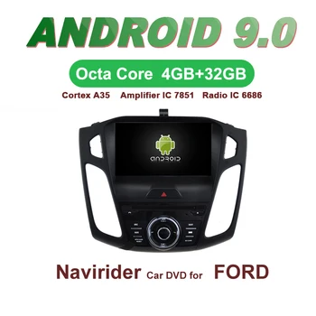 

ELANMEY car gps navigation For FORD FOCUS 2015 octa core android 9.0 touch screen CAR DVD multimedia radio bluetooth headunit