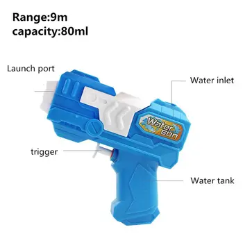 

Future Warrior Blaster Water Gun Toy Kids Beach Toy Pistol Spray Water Toys Summer Pool Party Favors