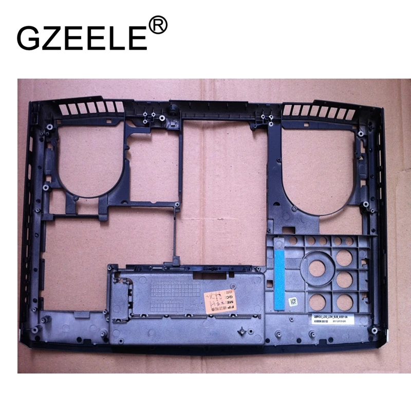 Gzeele Novo para Dell Alienware M17x r3 r4 Series 17.3 Portátil Inferior Case Base Inferior Capa Inferior Porta Painel de Acesso R59n5 0r59n5 - Imagem 4