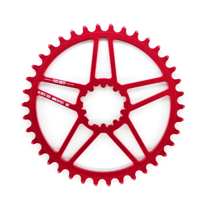 

PASS QUEST SRAM gx xx1 eagle GXP MTB Narrow Wide Chainring 38T/40T/42T Bike Bicycle Chainwheel/Chain Wheel 0mm Offset Crankset