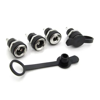 

10pcs DC power socket female panel mount connector multiple sizes duable power jack connectors