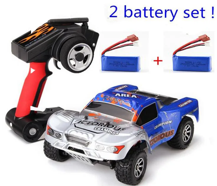 

2pcs battery set ! WLtoys A969-B 1/18 4WD RC Car Short Course Truck 70KM/H RTR High Speed Racing Car Off-Road Vehicle Buggy