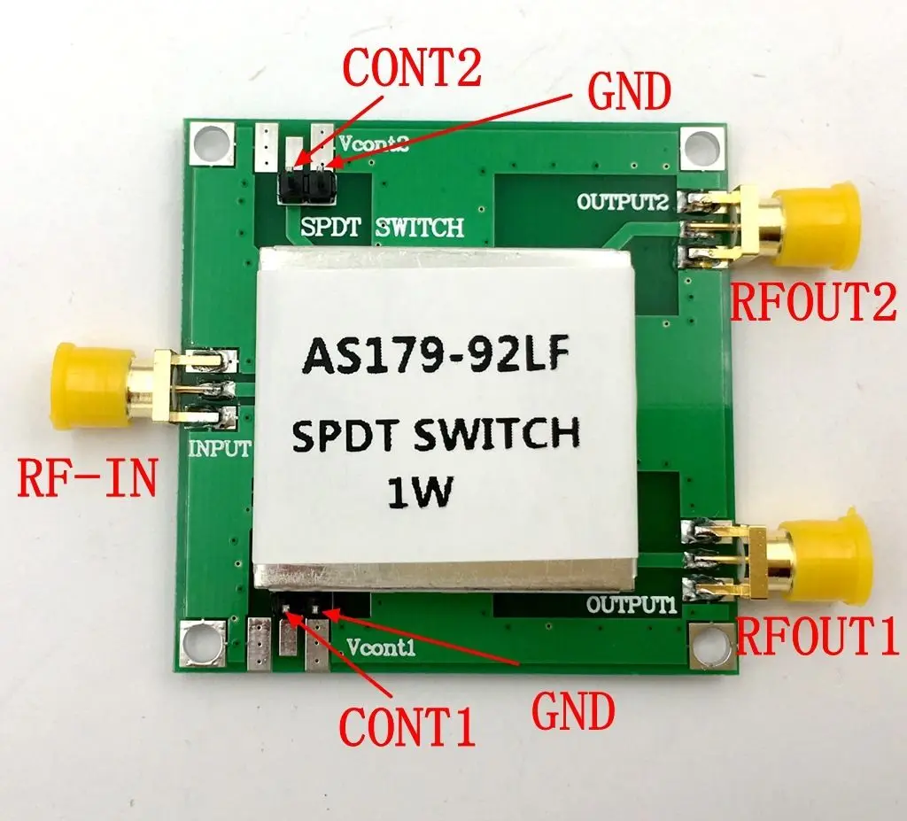 

AS179-92 AS179-92LF RF SPDT switch 1W Frequency ( 300KHZ-3GHZ ) FOR Amplifier