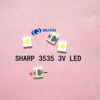

For SHARP 100pcs LED TV Application LCD Backlight for TV LED Backlight 1W 3V 3535 3537 Cool white GM5F22ZH10A