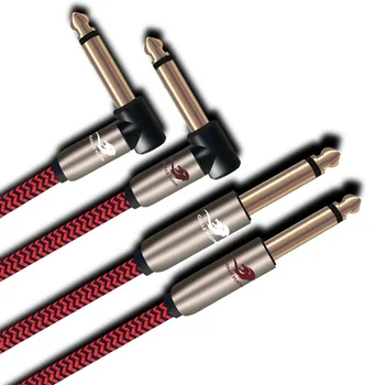 

Double 1/4'' TS Mono 6.35mm male Audio Cable for Guitar Organ Amplifier Mixer Console Interconnec Cord 1m 2m 3m 5m