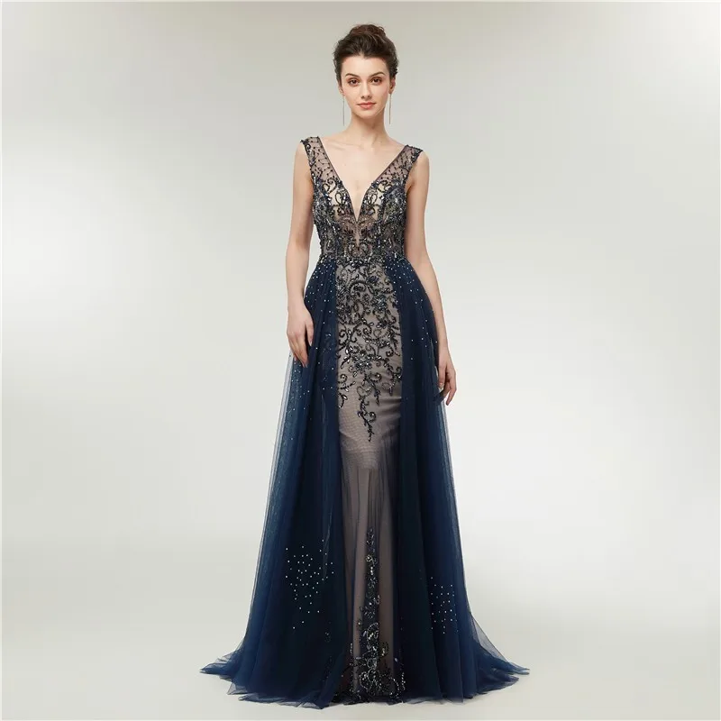 Vivian's Bridal 2018 сексуальное женское вечернее платье с v образным вырезом
