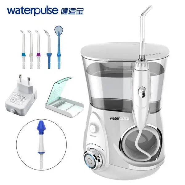 Waterpulse V660 Стоматологический Ирригатор 700 мл Pro Оральный ирригатор зубная нить для полива и орошения Чистый Массаж зубная нить для гигиены полости рта