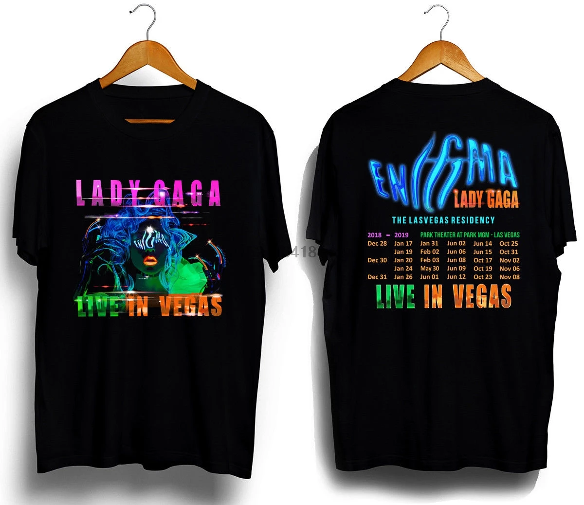 

hot new Lady Gaga T-Shirt Live In Las Vegas Residency Enigma 2018-2019 all size