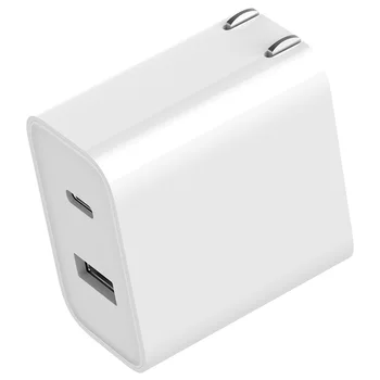 

New Original 1A1C 30W Max PD QC 3.0 Type-C USB A Charger for Xiaomi for Samsung Huawei MateBook Phone Quick Charging