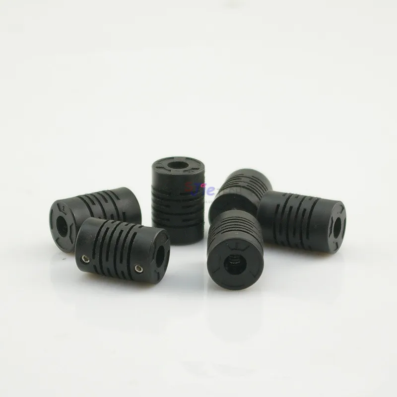 diameter-15mm-length-21mm-hole-6mmx6mm-nylon-coupling-plastic-coupler-elastic-coupling-for-stepper-motor-6mm