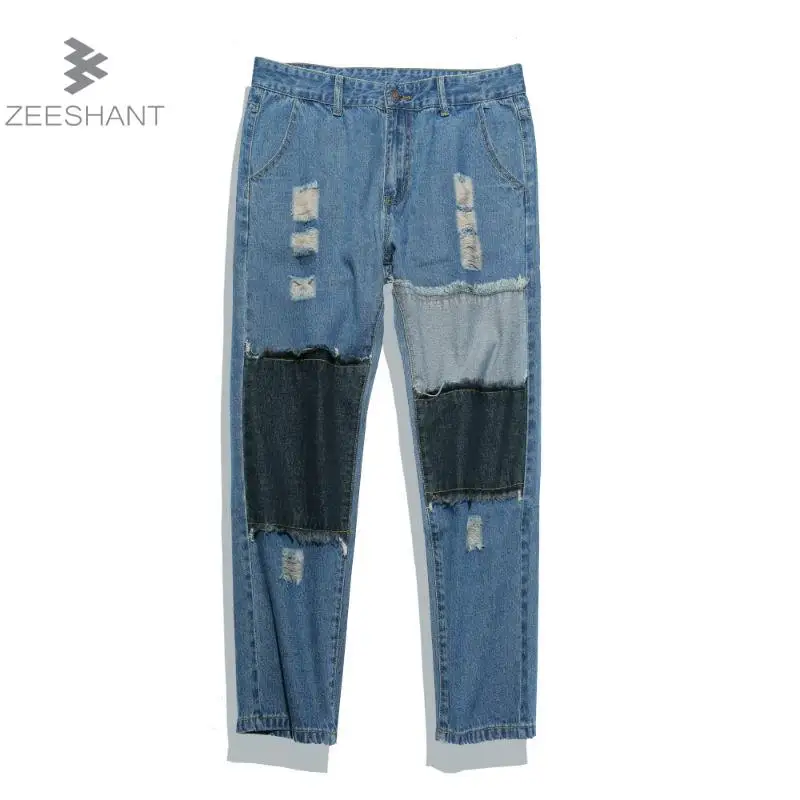 Compare Prices On Destroyed Skinny Jeans Men- Online Shopping/Buy Zeeshant Ripped Jeans Men 2017 Spring Fashion Rip Jeans Men Destroyed Holes Designer Street Skinny Jeans - Compare Prices On Destroyed Skinny Jeans Men- Online Shopping/Buy