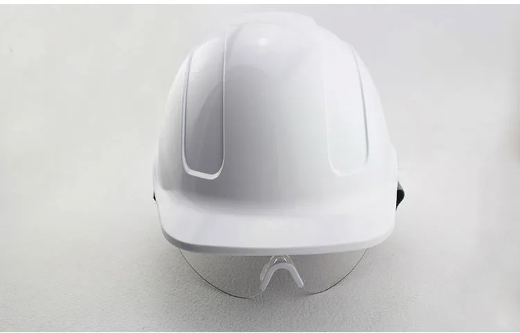 Safety Helmet With Transparent PC glasses Hard Hat ABS Construction Protective Helmets Work Cap Engineering Power Rescue Helmet (17)