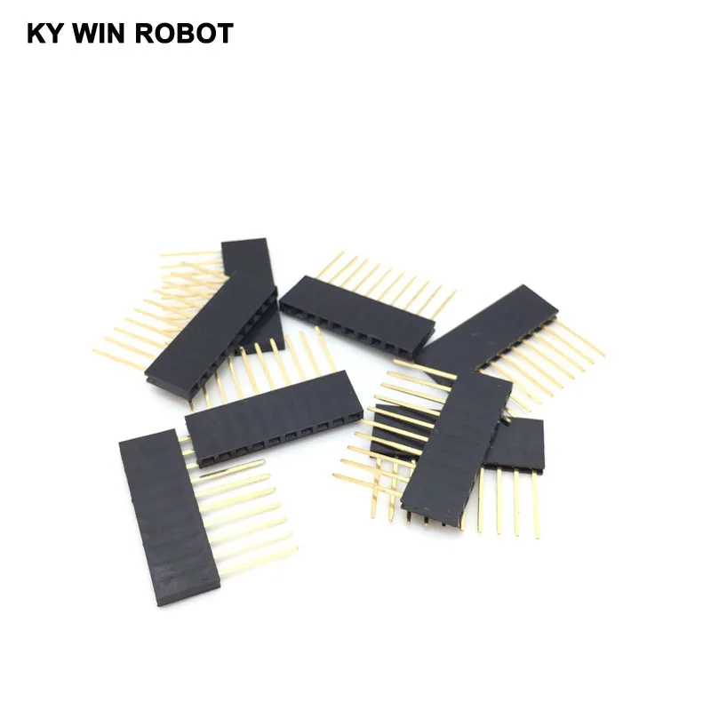 

Special Female Header Connector PC104 Long Female Header Connector 2.54 Spacing 1*10/10P Pin 11MM 50pcs/lot