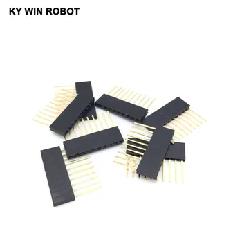

Special Female Header Connector PC104 Long Female Header Connector 2.54 Spacing 1*10/10P Pin 11MM 50pcs/lot