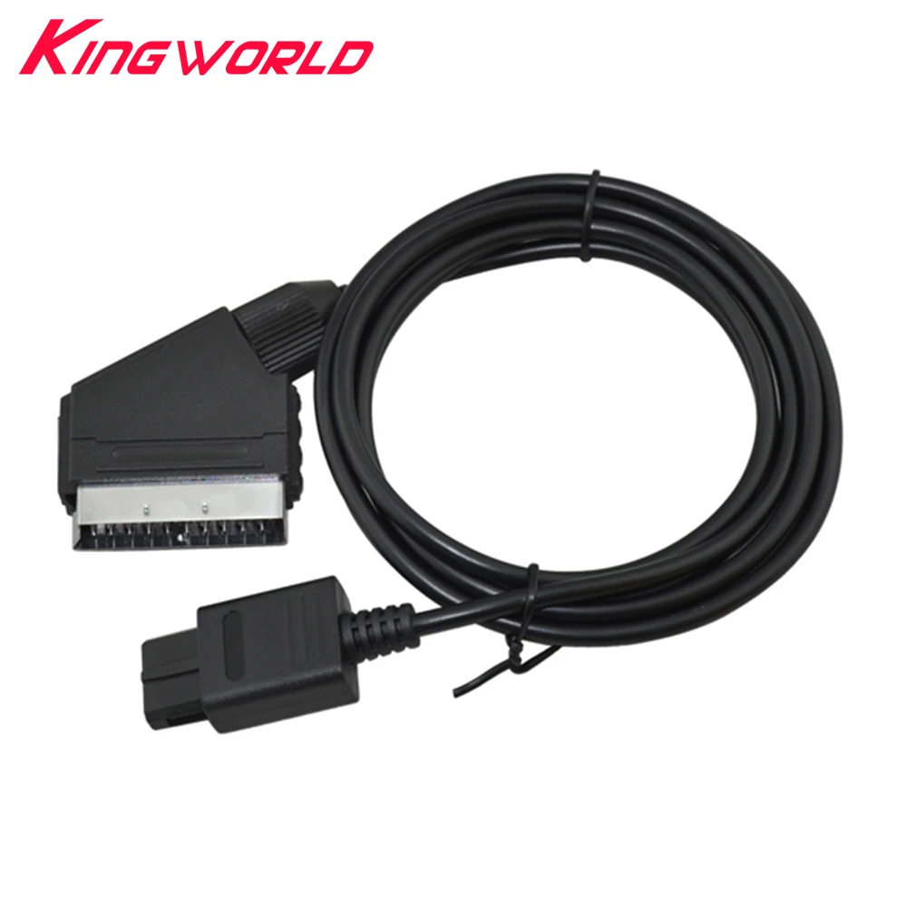 A/V TV Video NTSC Scart Cable Cord Lead Gaming for G amecube N GC for S