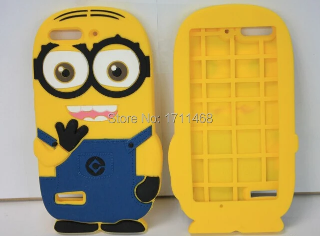 For Huawei Ascend G6 Case Cover 3D Despicable Me 2 Minions Soft Silicone Back Free Shipping |