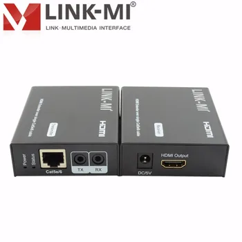 

LINK-MI LM-EX21B 50m Audio Video HDMI Extender Over Single Cat5e/6 Cable IR, EDID,3D one transmitter and one receiver to 1080p