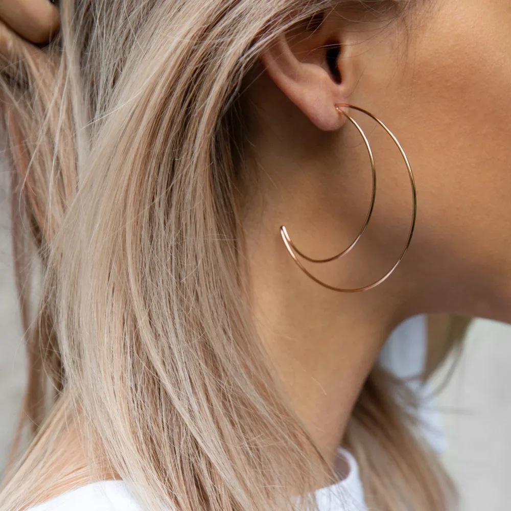 

Fashion Women Earrings Moon Bohemia Hollow Earrings Exquisite Exquisite Metal Alloy Vintage Geometric Hollow Out Earring Jewelry