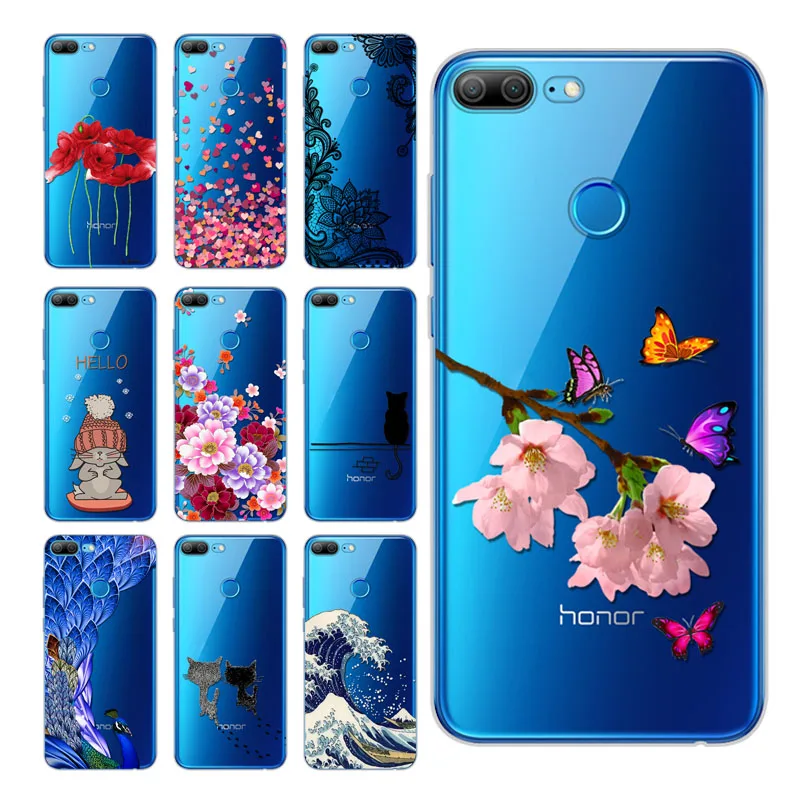 

5,65 inch Huawei Honor 9 Lite Case Cover, Printed Soft Silicon TPU Back Cover Case Huawei Honor 9 Lite honor 10 lite Phone Cases