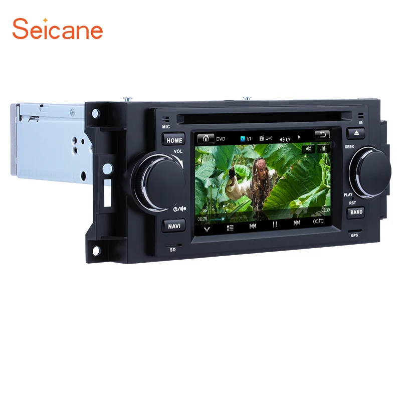 

Seicane 1 Din 5 Inch Car Stereo with Navigation System for 2002-2007 Dodge Dakota Durango Intrepid Mirror Link Canbus Bluetooth
