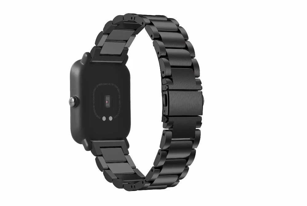 Металлический ремешок для Xiaomi Huami Amazfit Bip BIT PACE Lite, Молодежные умные часы, браслет для наручных часов для Samsung GS2