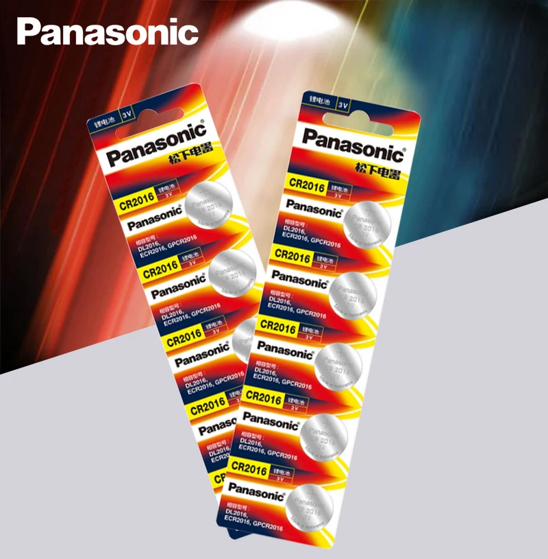 Panasonic Высокое качество литиевая батарея 30 шт./лот 3 в cr2016 кнопка батареи часы монета батареи cr DL2016 ECR2016