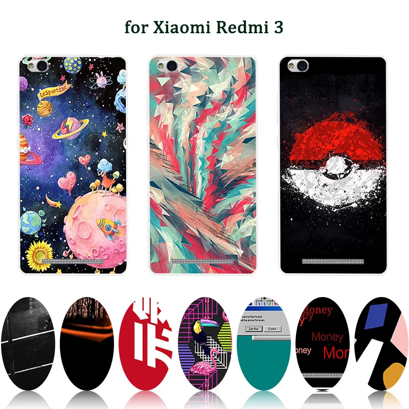 Чехол для телефона Xiaomi Redmi 3 Hongmi ультра тонкий мягкий ТПУ кремния китайский